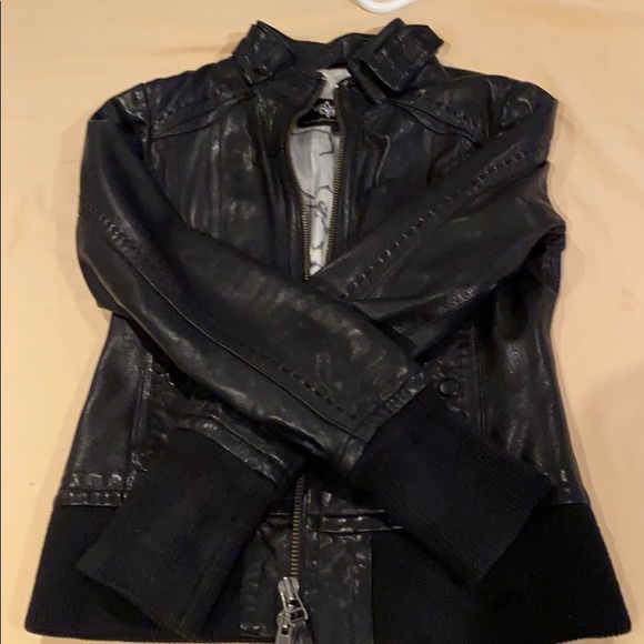 Mackage Leather Jacket Exclusively for Aritzia - Picture 2 of 9